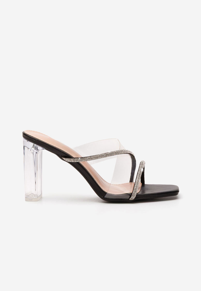 Ciabatte eleganti Tyara nero