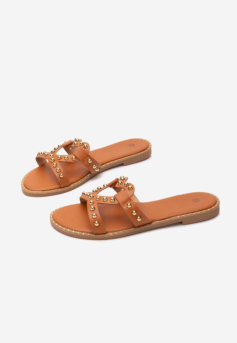 Ciabatte donna Corada camel