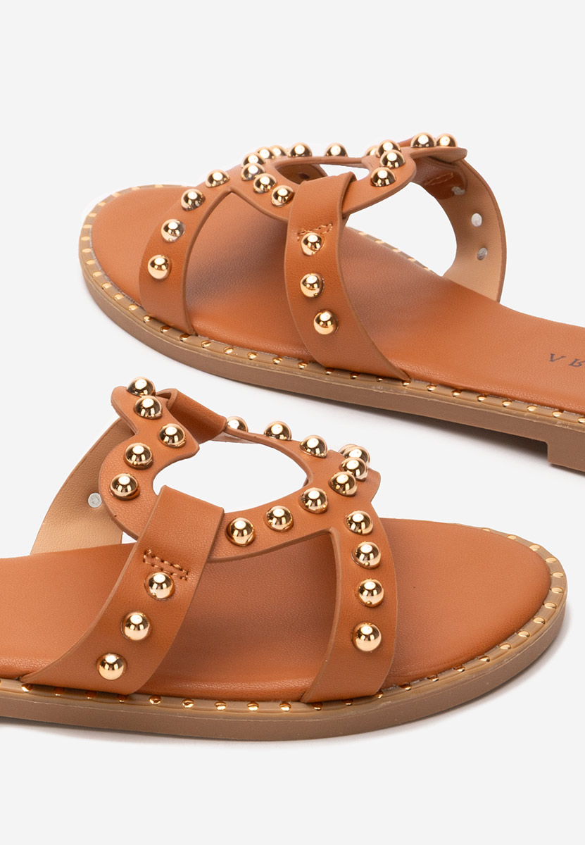 Ciabatte donna Corada camel