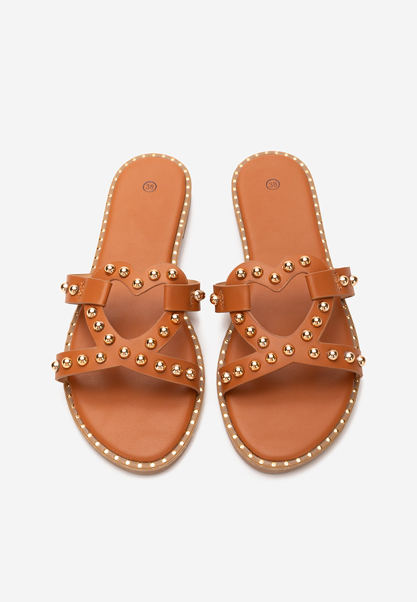 Ciabatte donna Corada camel