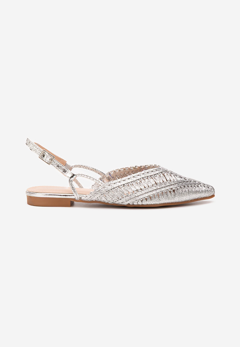 Ballerine Scotya argento