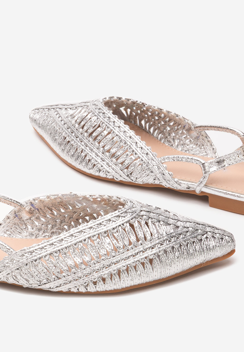 Ballerine Scotya argento