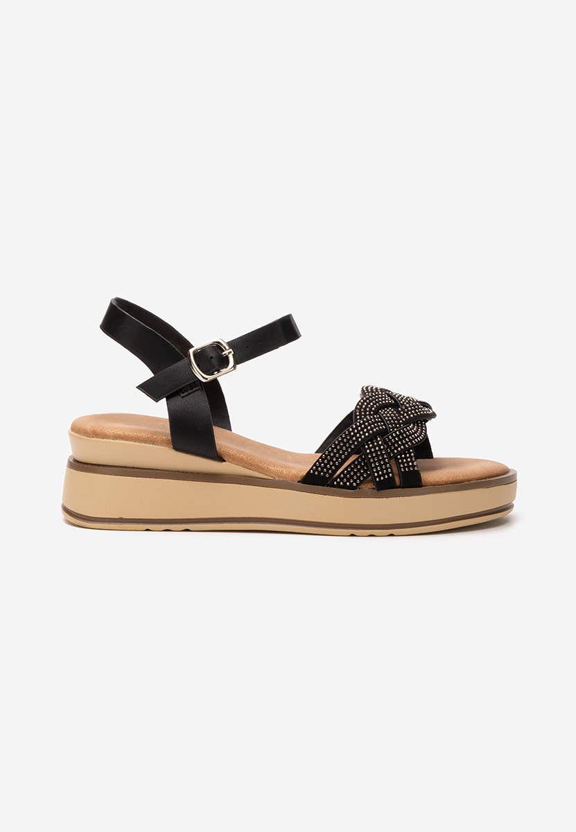 Sandali platform Vernata nero