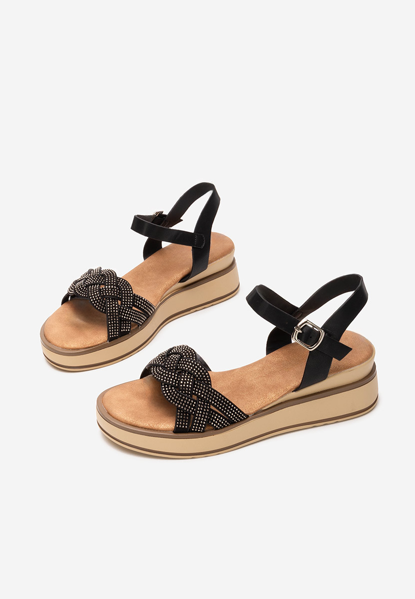 Sandali platform Vernata nero