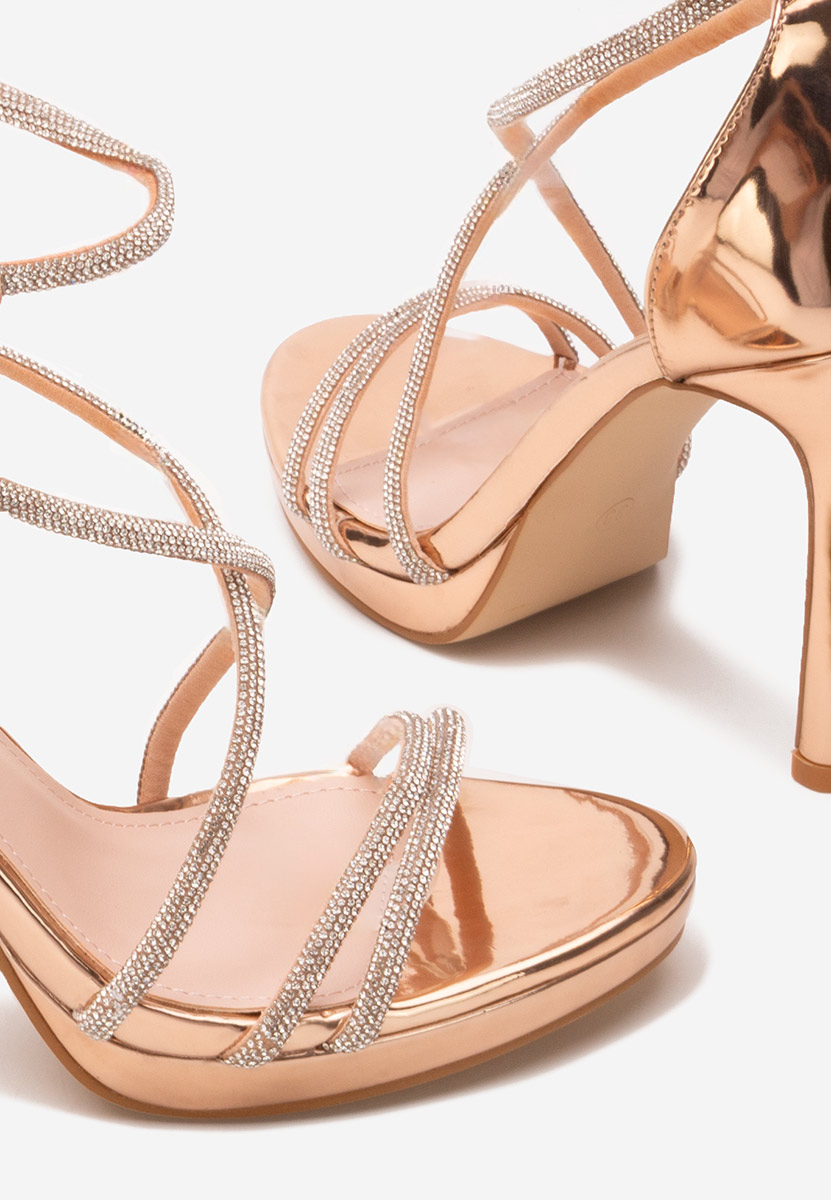 Sandali eleganti Vergie champagne