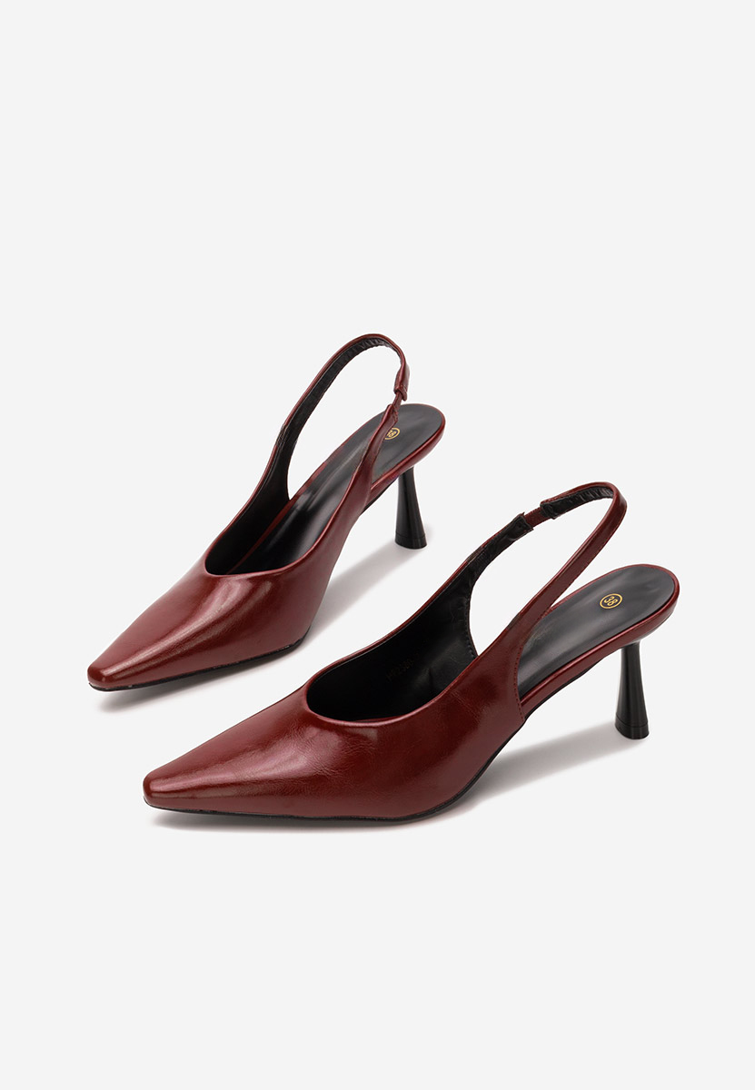 Décolleté Slingback Bruha granata