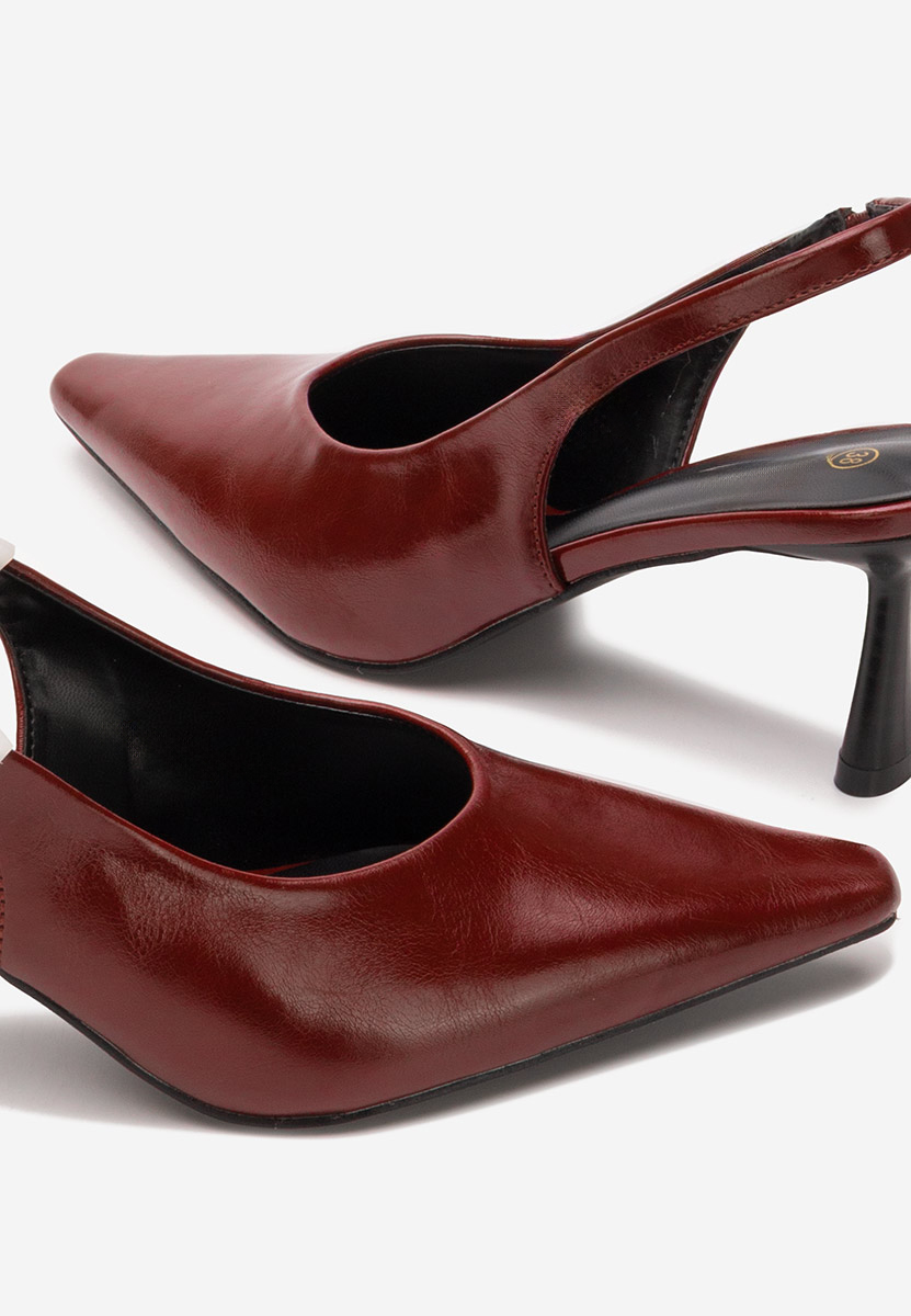 Décolleté Slingback Bruha granata