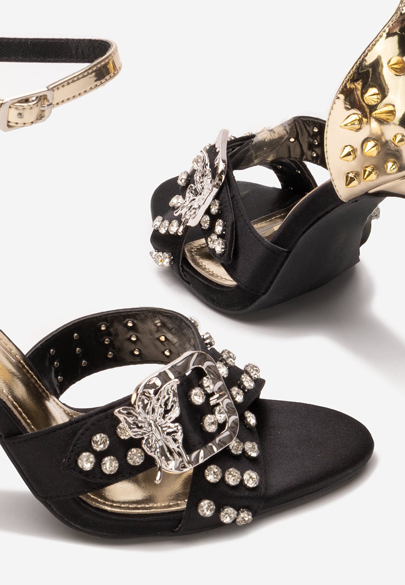 Sandali con tacco a spillo Taylor nero