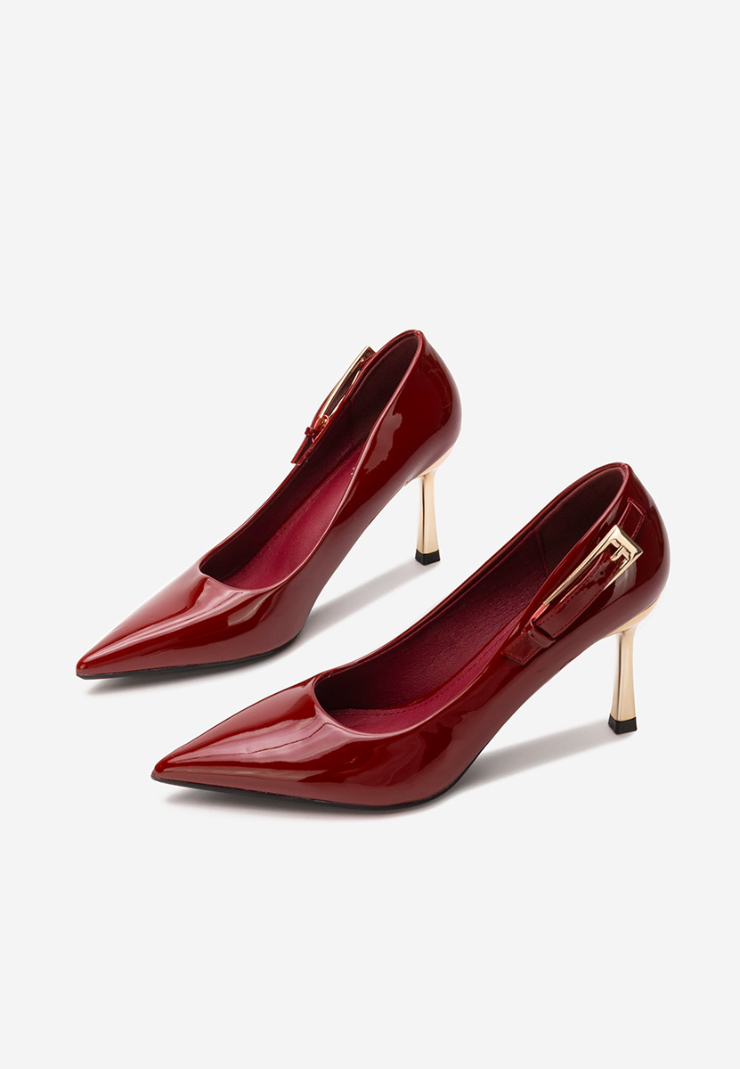 Décolleté tacco a spillo Rosalee V3 granata