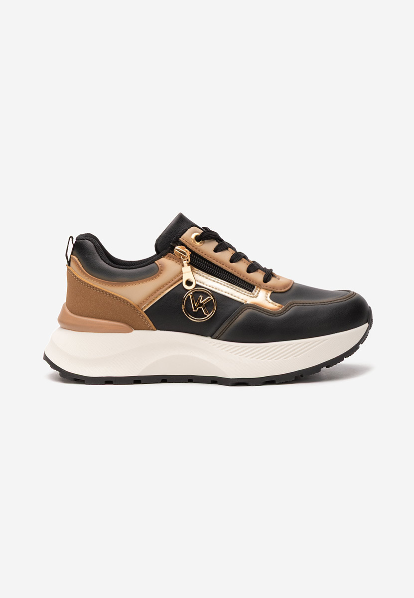 Sneakers con plateau Viktoria nero