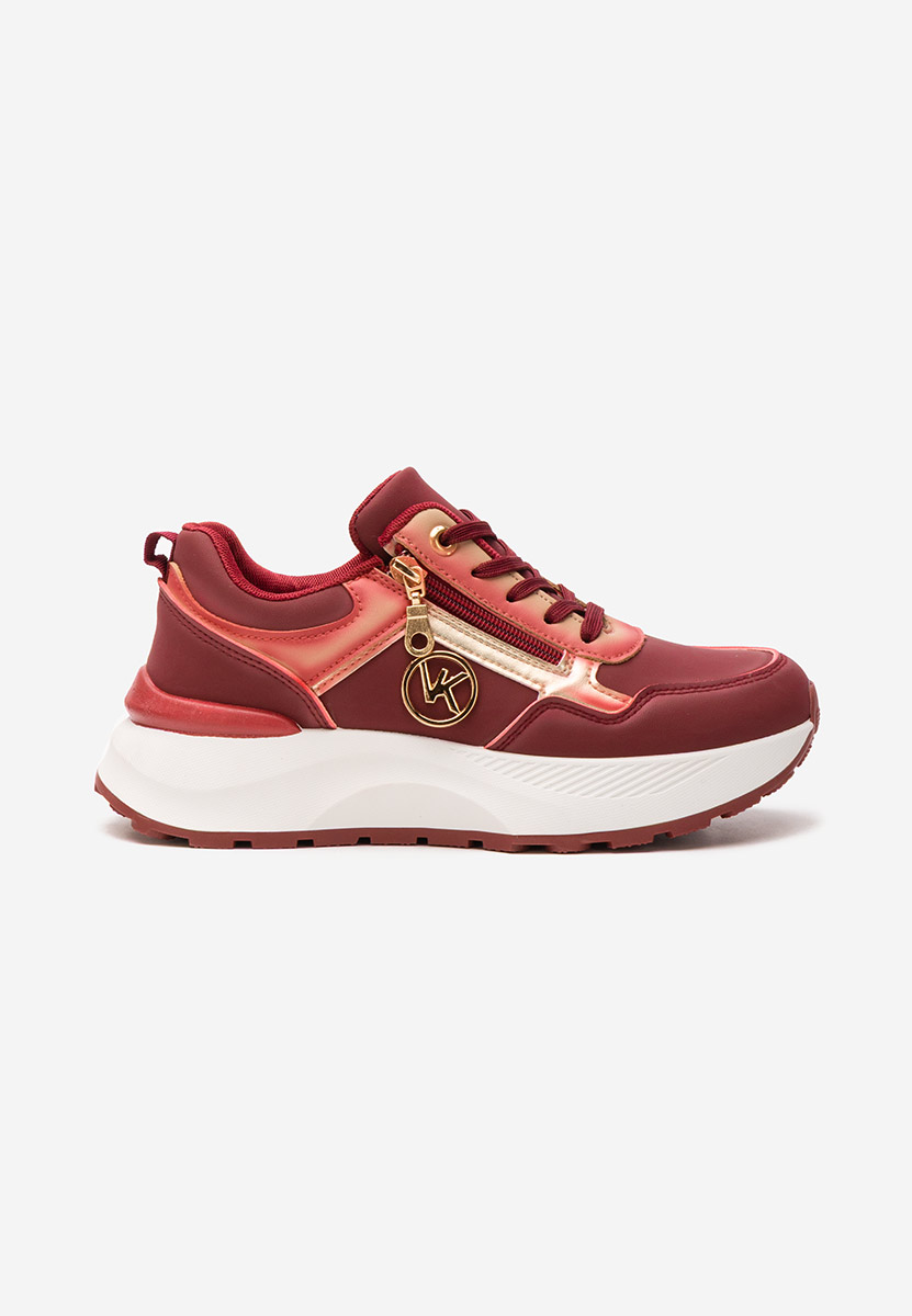 Sneakers con plateau Viktoria rosso