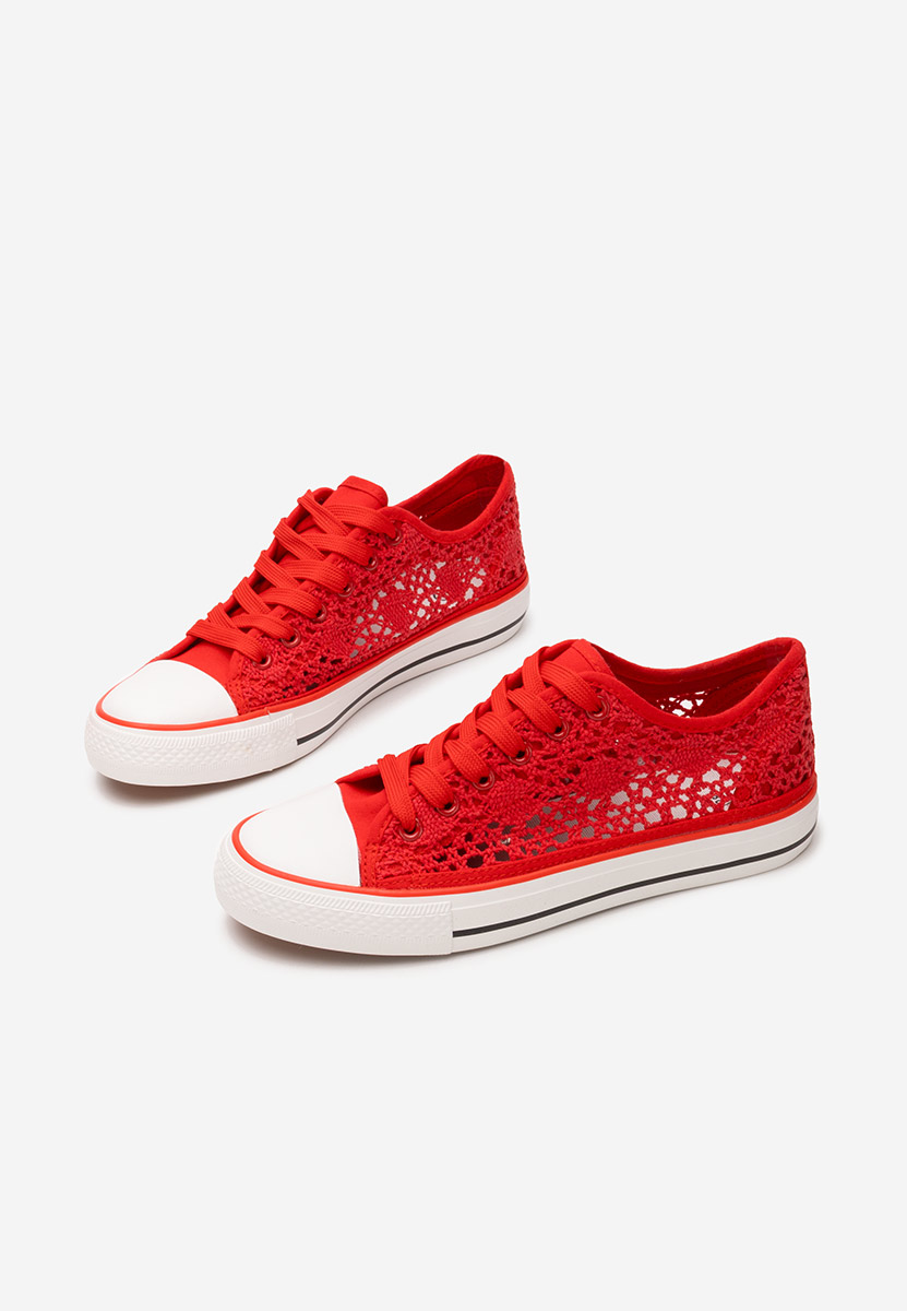 Scarpe da ginnastica donna Genevive rosso