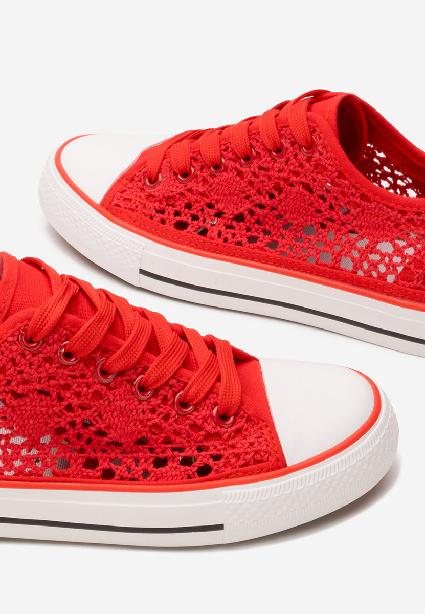 Scarpe da ginnastica donna Genevive rosso