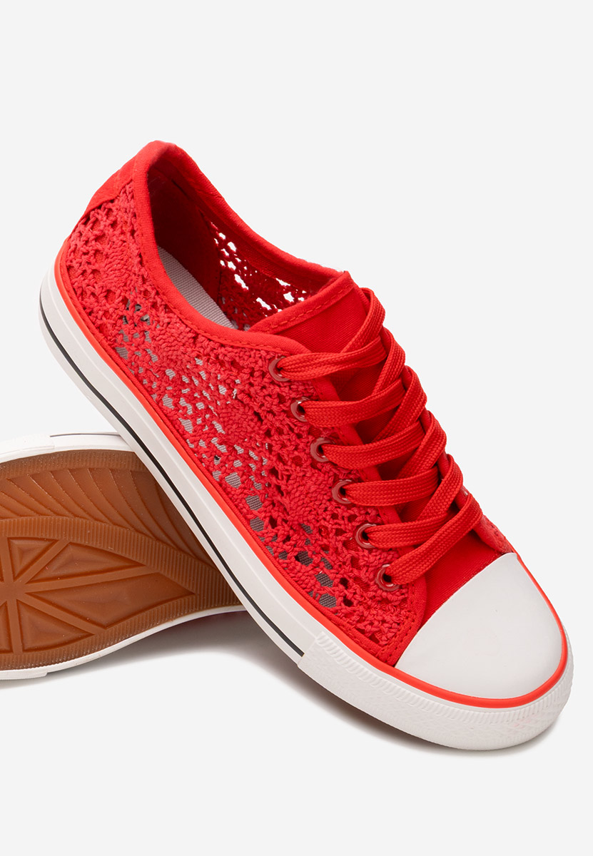 Scarpe da ginnastica donna Genevive rosso