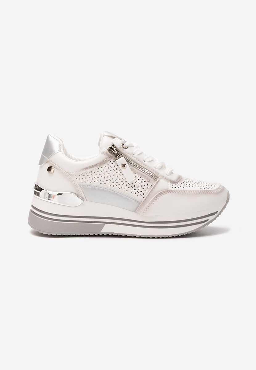 Sneakers con plateau Reita bianchi