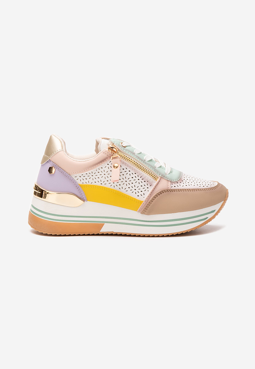 Sneakers con plateau Reita colorati
