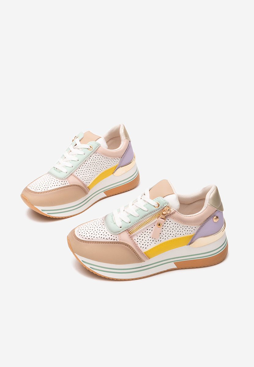 Sneakers con plateau Reita colorati