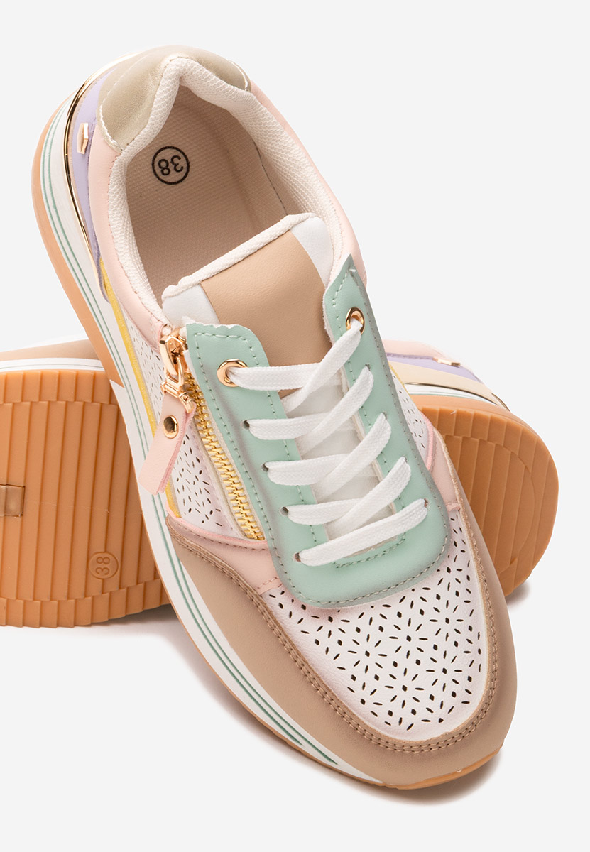 Sneakers con plateau Reita colorati