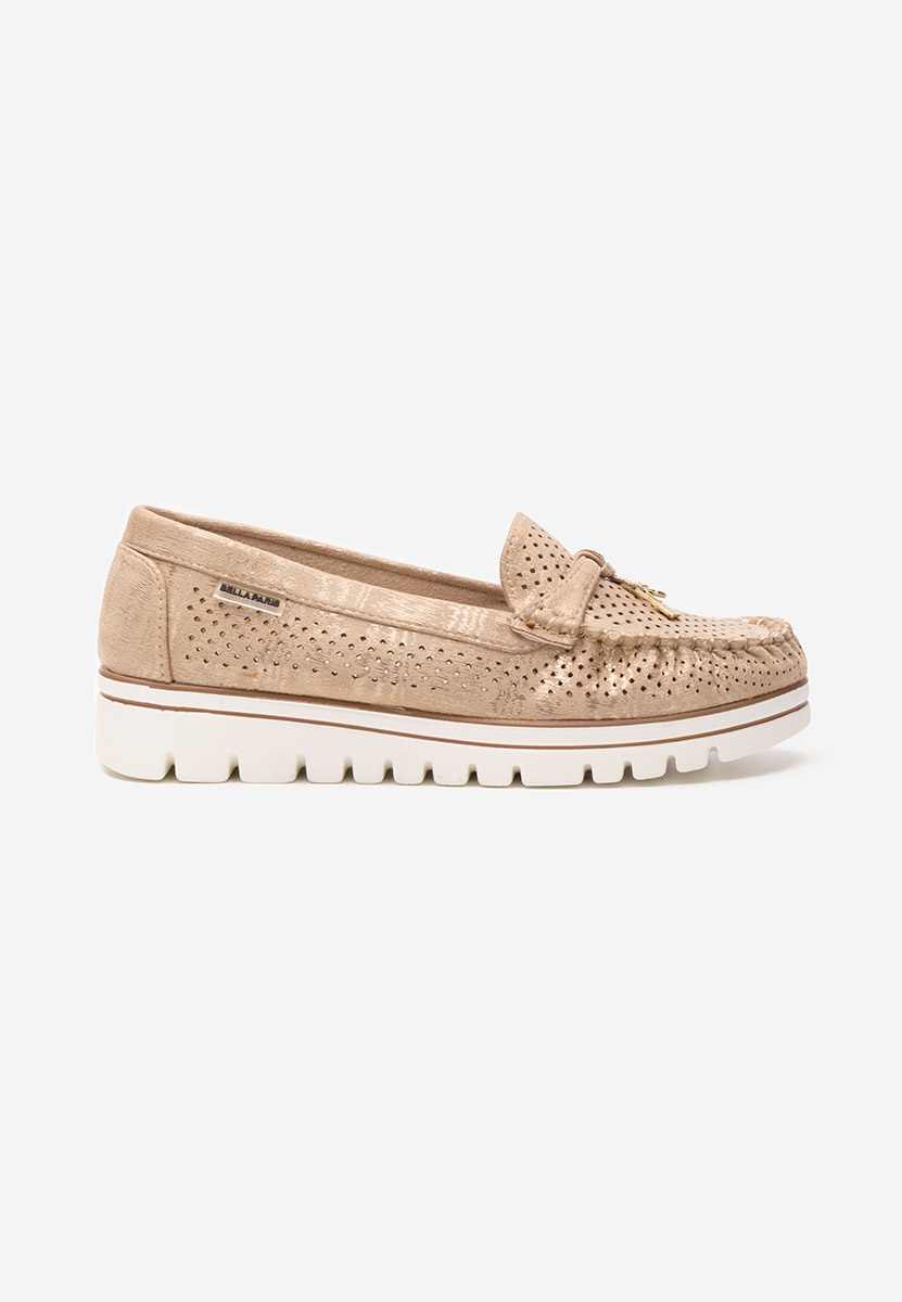 Mocassini donna estivi Manise V4 oro