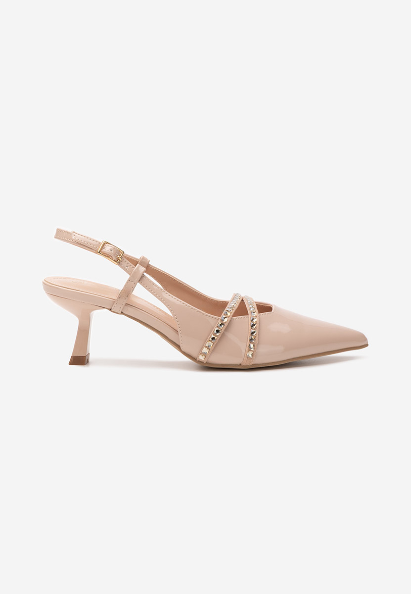 Décolleté Slingback Crinna nude