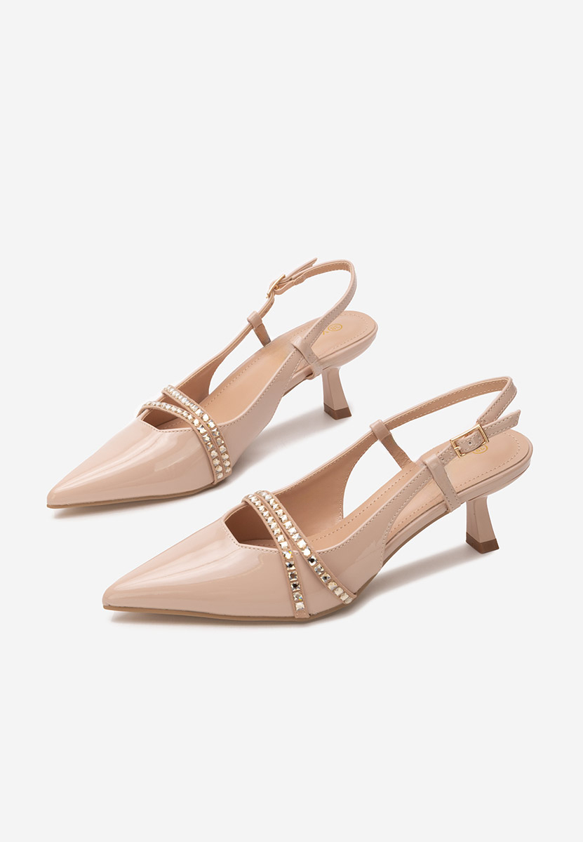 Décolleté Slingback Crinna nude