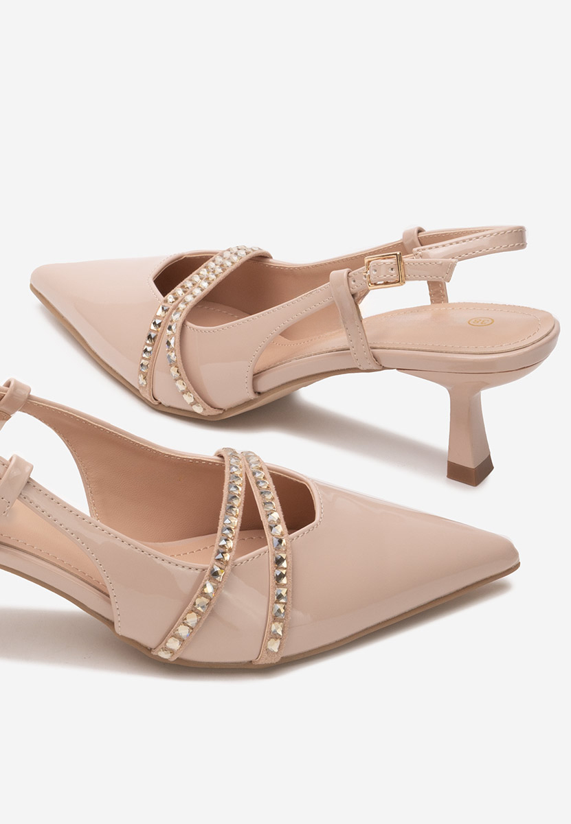 Décolleté Slingback Crinna nude