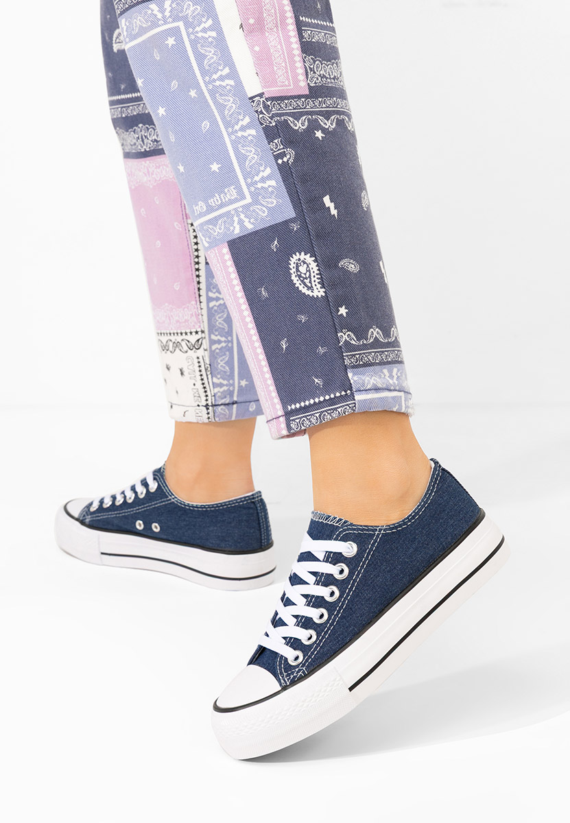 Scarpe da ginnastica donna Vanessa V9 blu marine