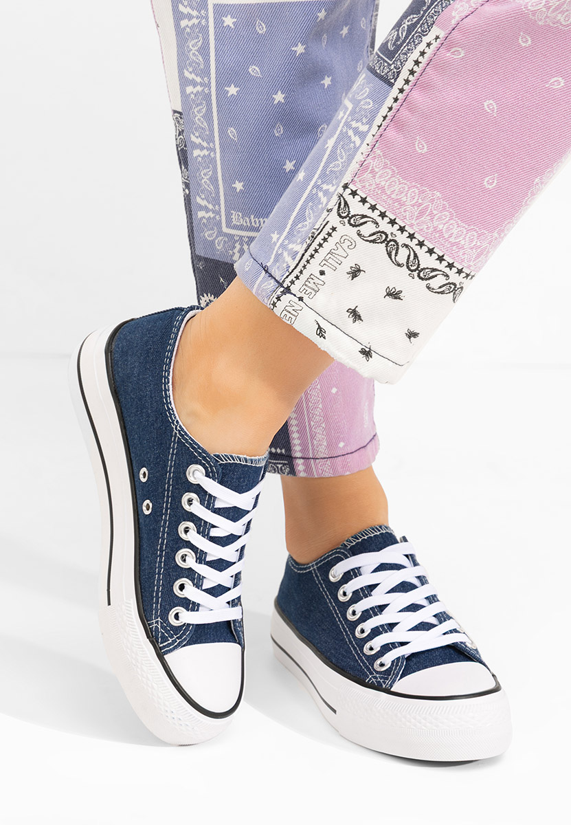 Scarpe da ginnastica donna Vanessa V9 blu marine