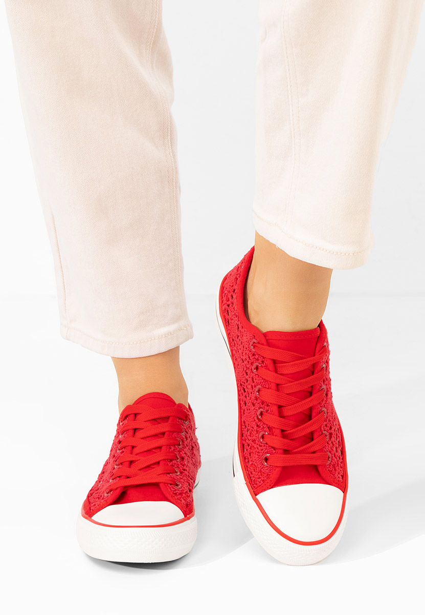 Scarpe da ginnastica donna Genevive rosso