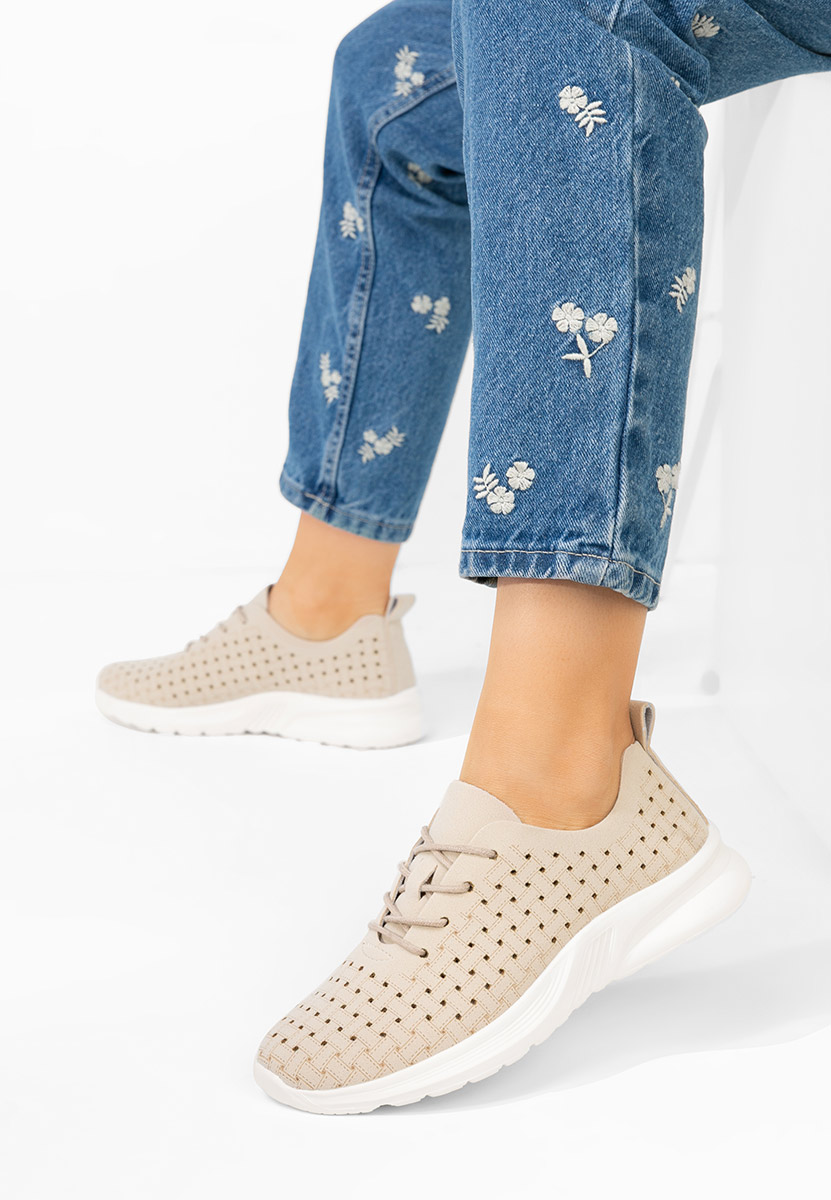 Sneakers donna Clarence beige