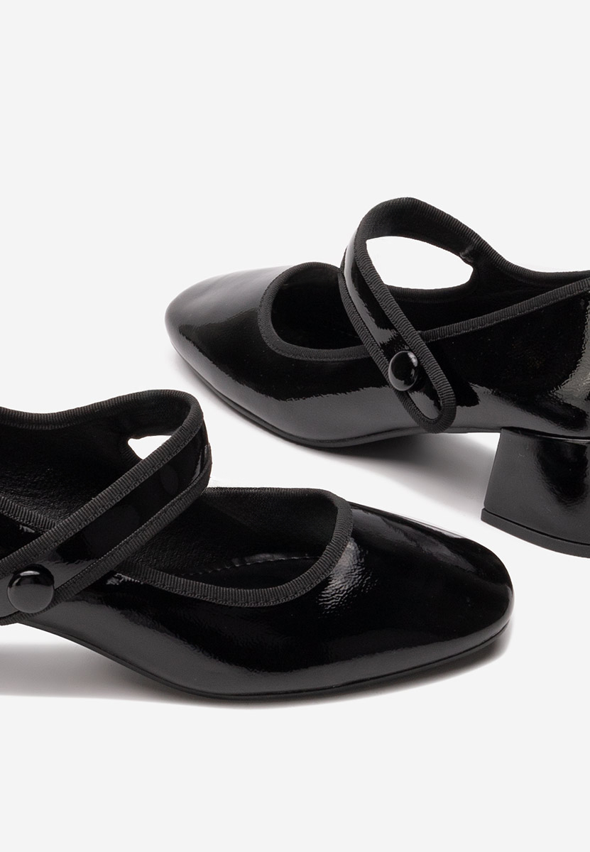 Décolleté tacco largo Annaliese nero