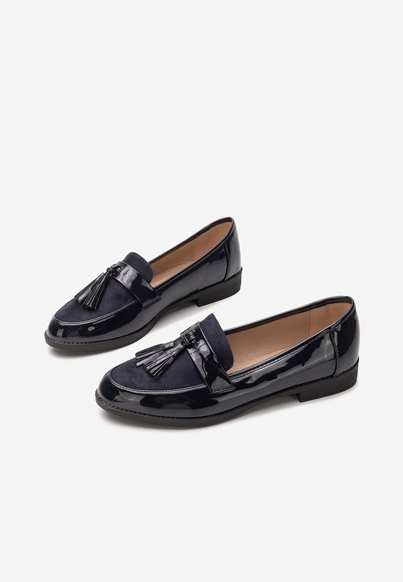 Mocassini donna eleganti Kayia blu