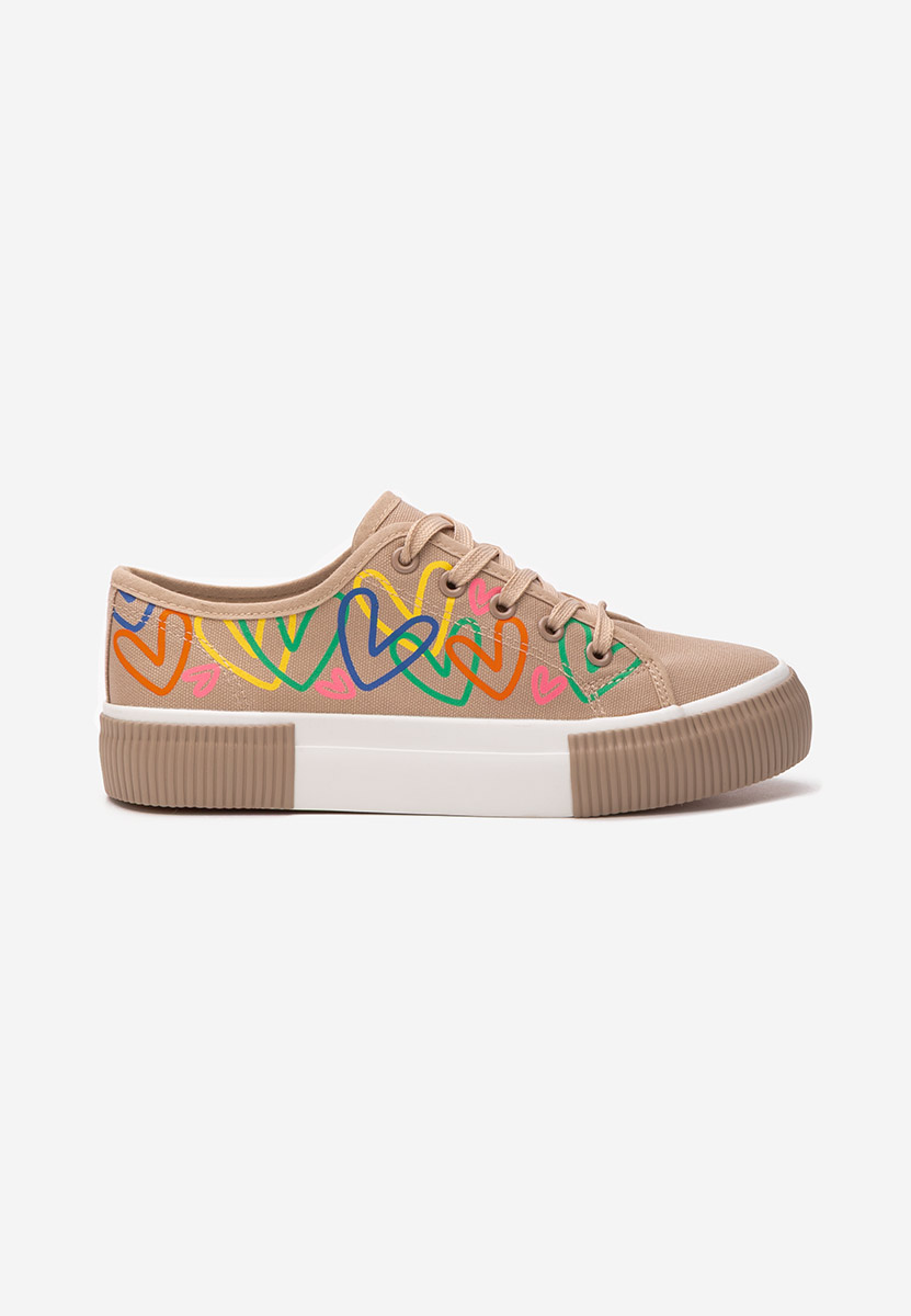 Scarpe da ginnastica donna Milanna V3 beige
