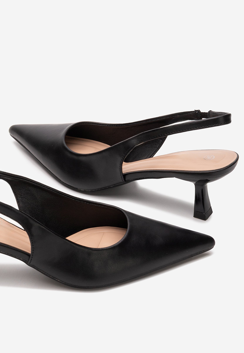 Décolleté tacco basso Criselda nero