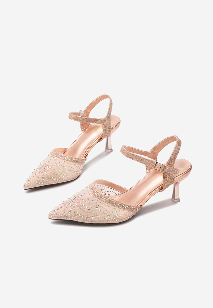 Décolleté tacco a spillo Ekatherina champagne