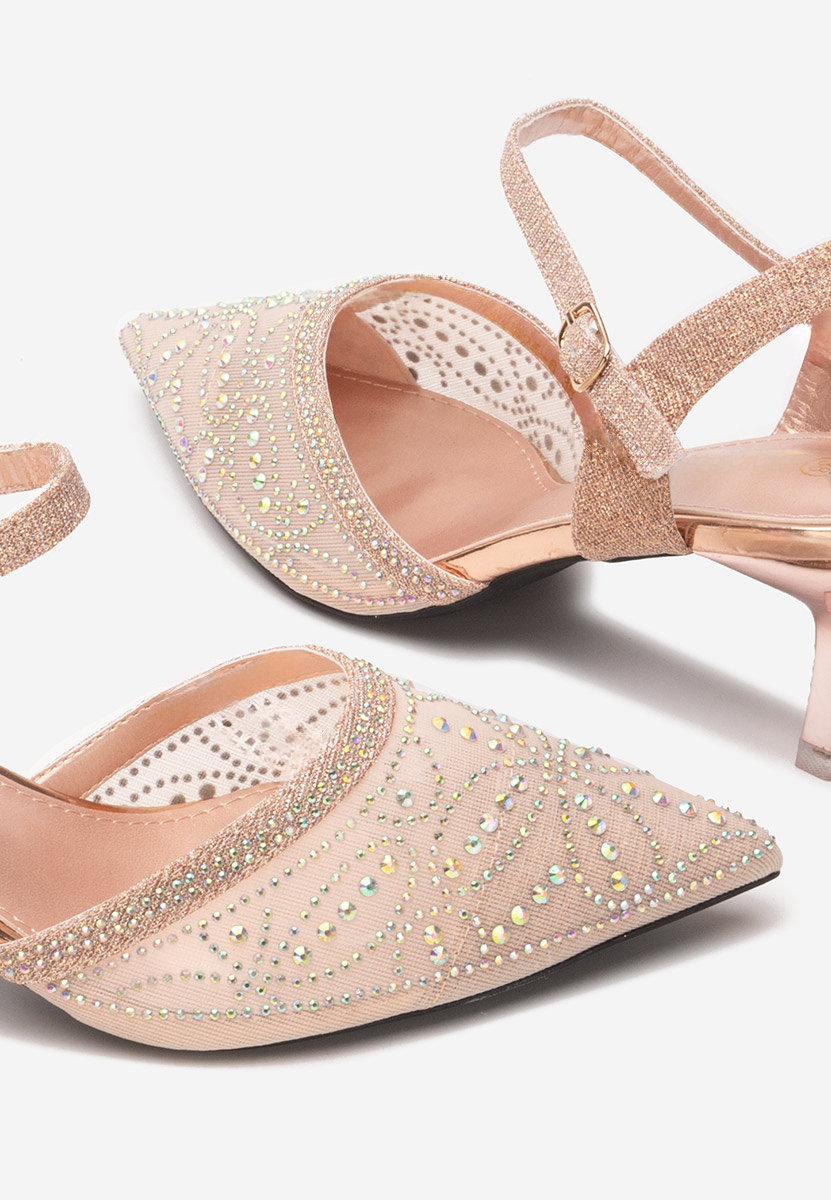 Décolleté tacco a spillo Ekatherina champagne