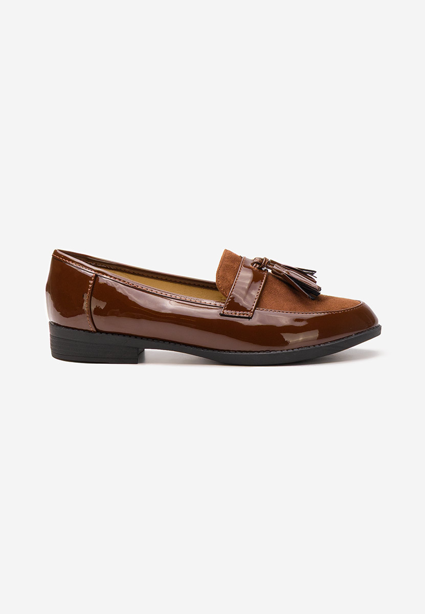 Mocassini donna eleganti Kayia marrone