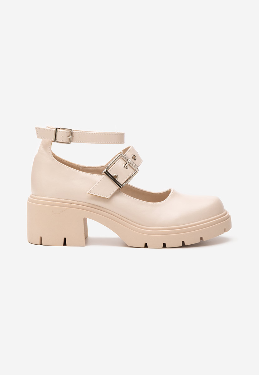 Décolleté tacco largo Khalilah bej