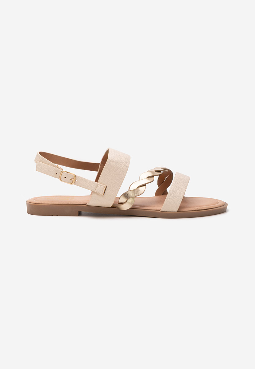 Sandali bassi eleganti Melboa beige