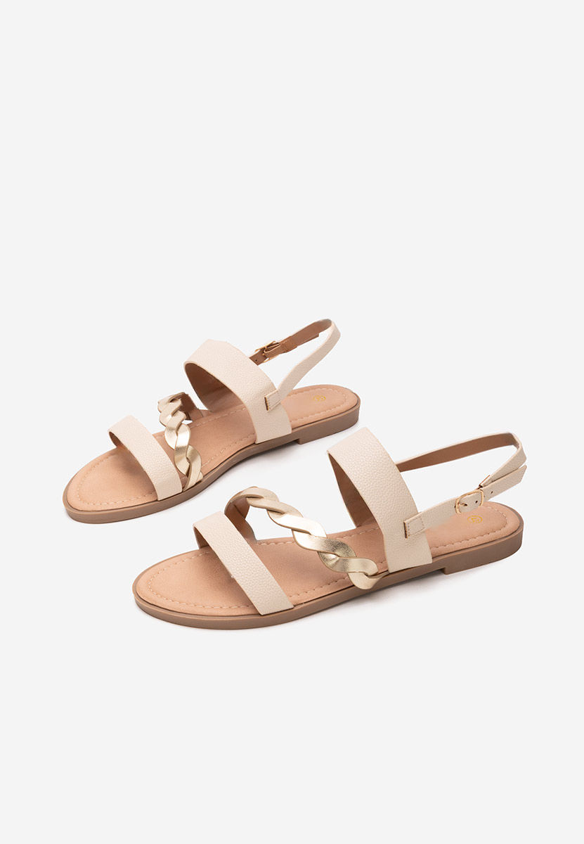 Sandali bassi eleganti Melboa beige