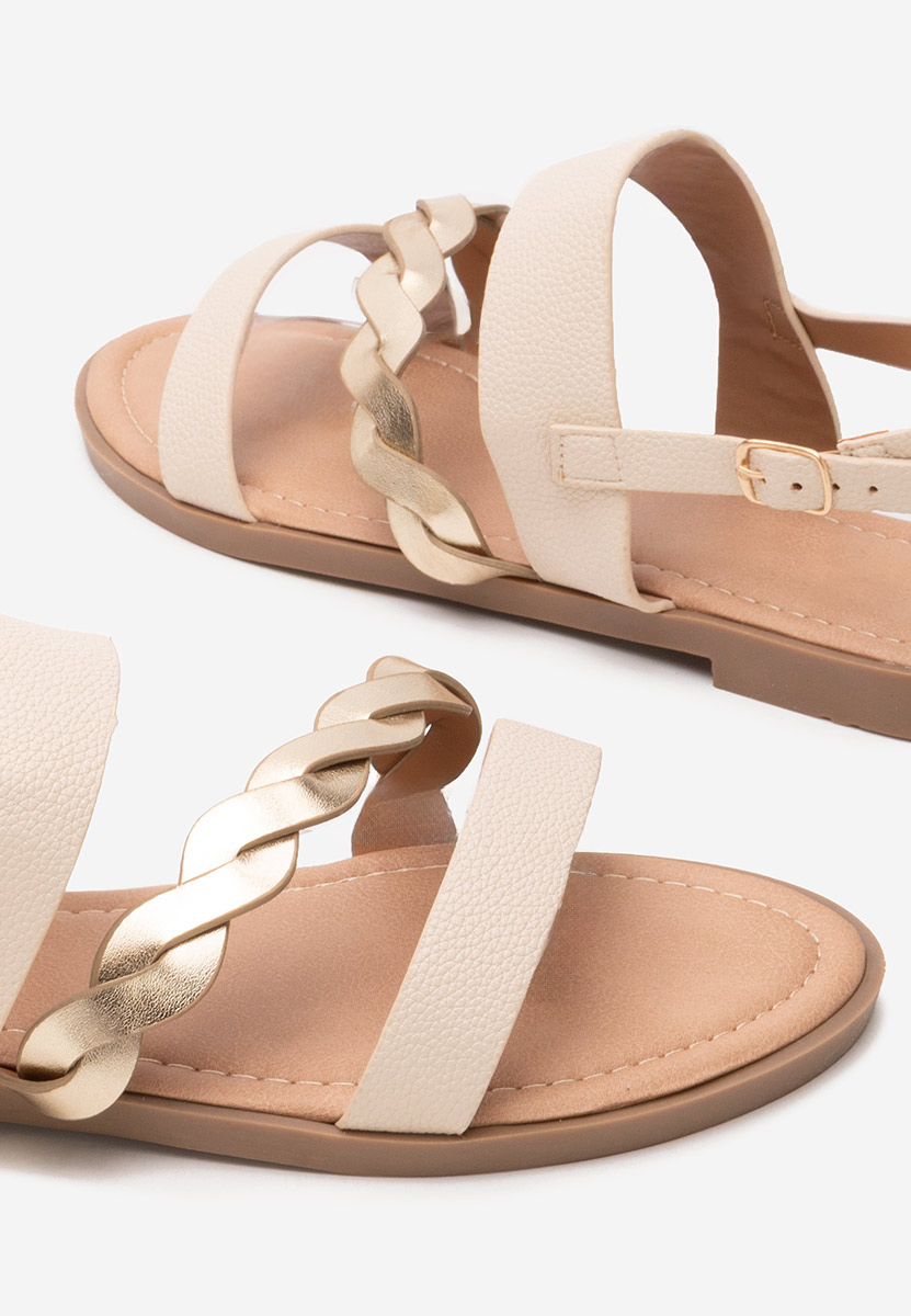 Sandali bassi eleganti Melboa beige
