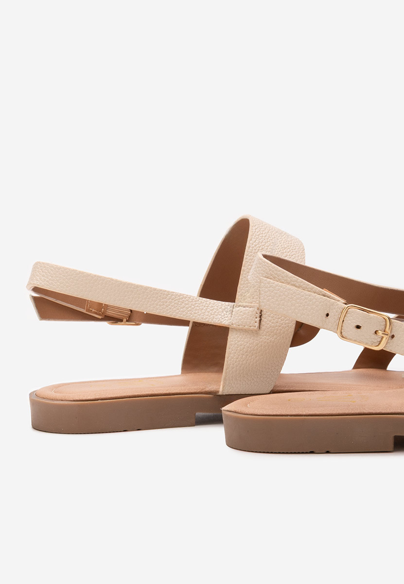 Sandali bassi eleganti Melboa beige