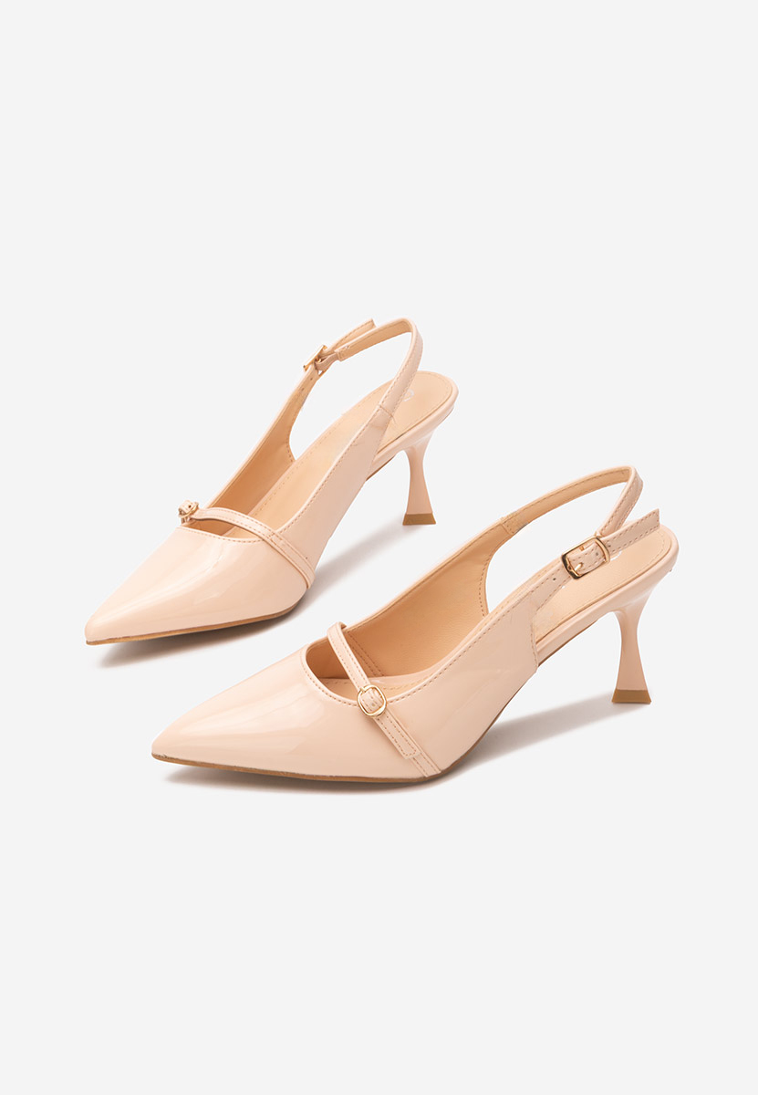 Décolleté Slingback Pearlie beige