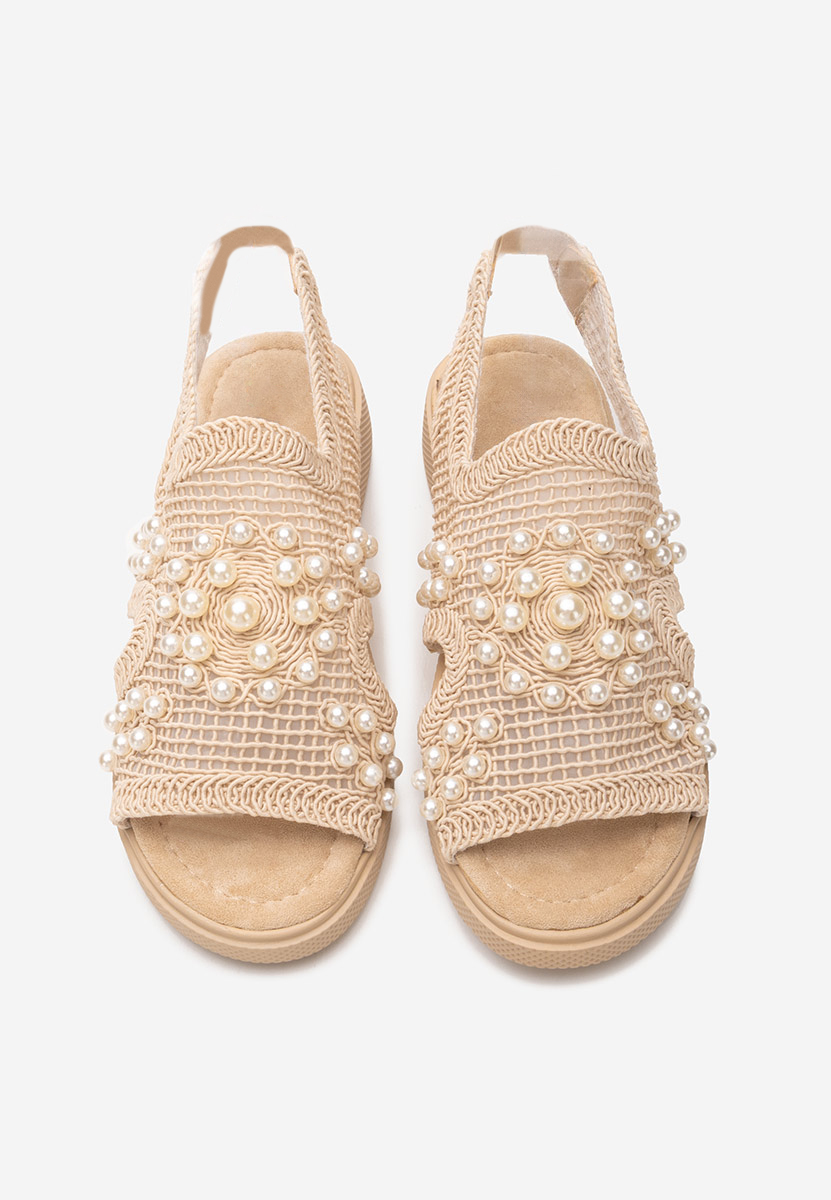 Sandali con plateau Marisea beige