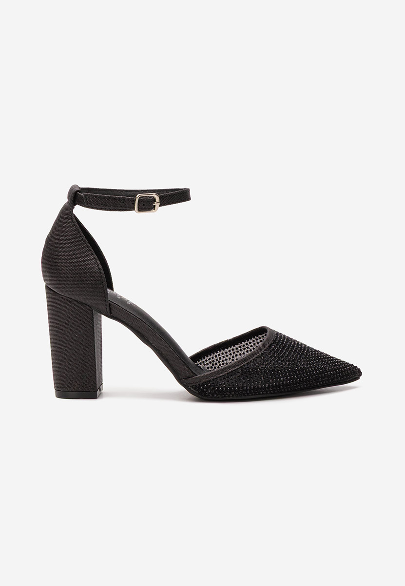 Décolleté tacco largo Palmia nero