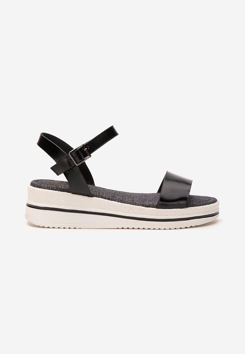 Sandali platform Elviana nero
