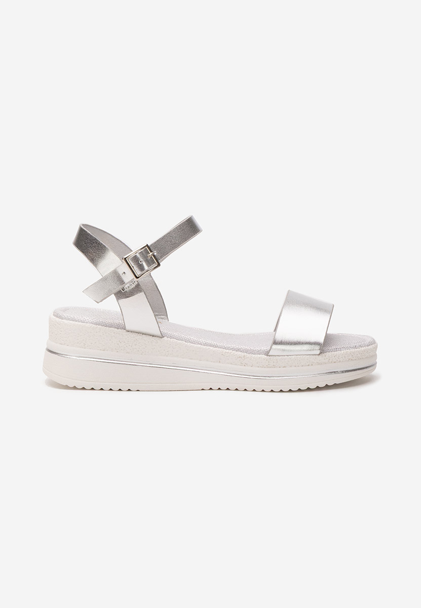Sandali platform Elviana argento