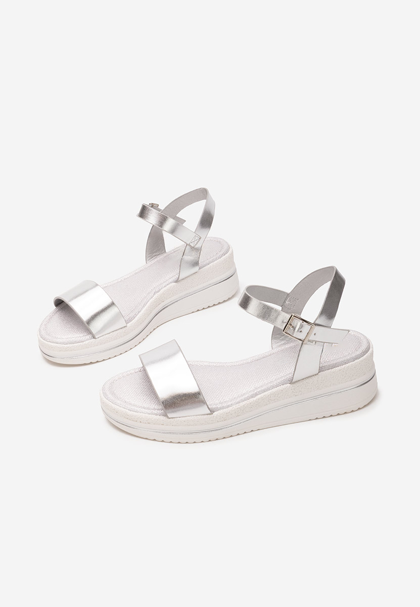 Sandali platform Elviana argento