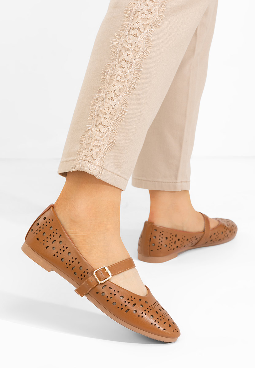 Ballerine Porsha camel