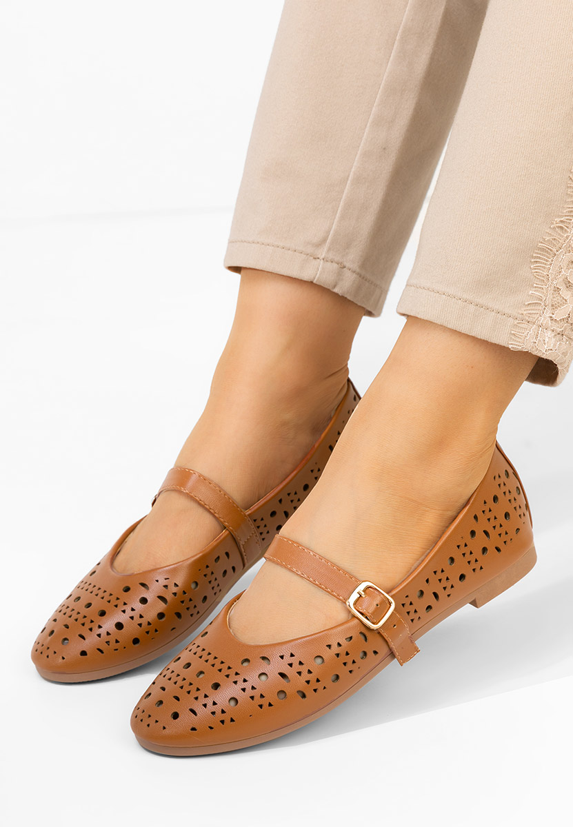 Ballerine Porsha camel